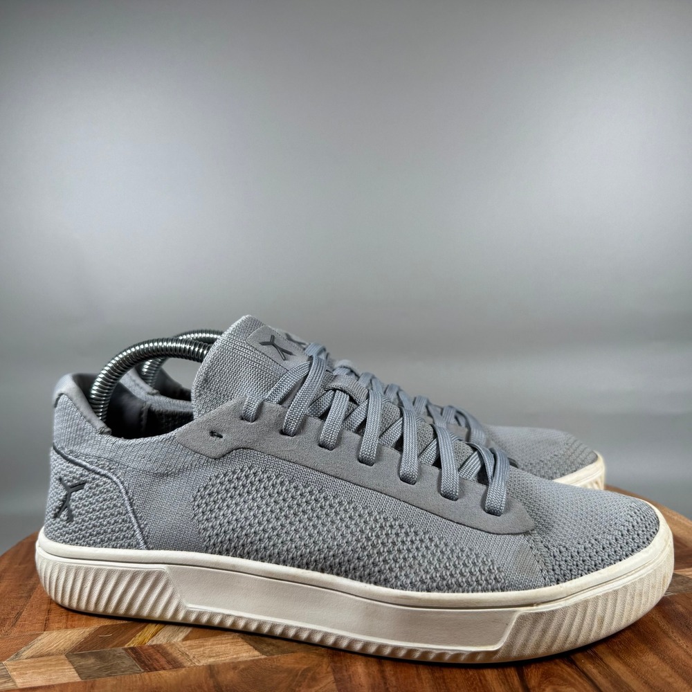 Flux Footwear Adapt Low Grey Minimalist Barefoot Sneakers Mens 8.5 PO 0061